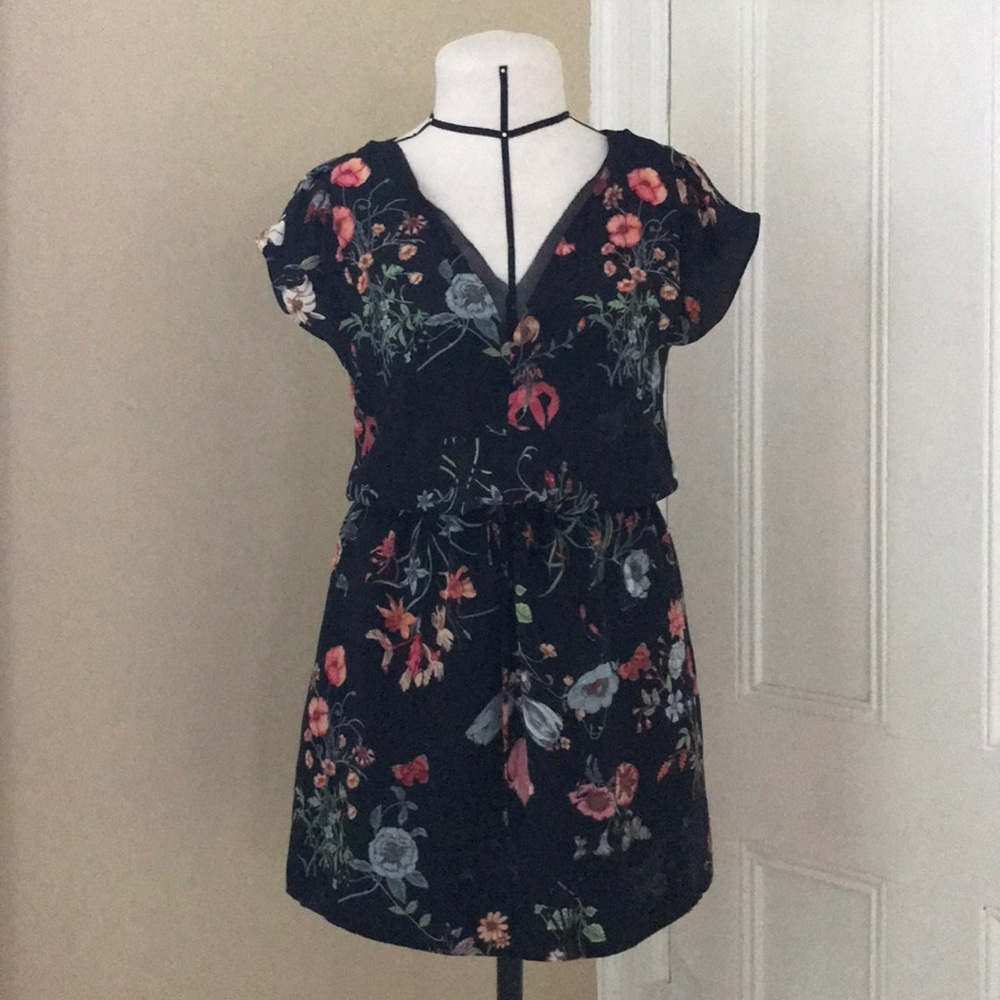 Rebecca Taylor silk floral dress size 6